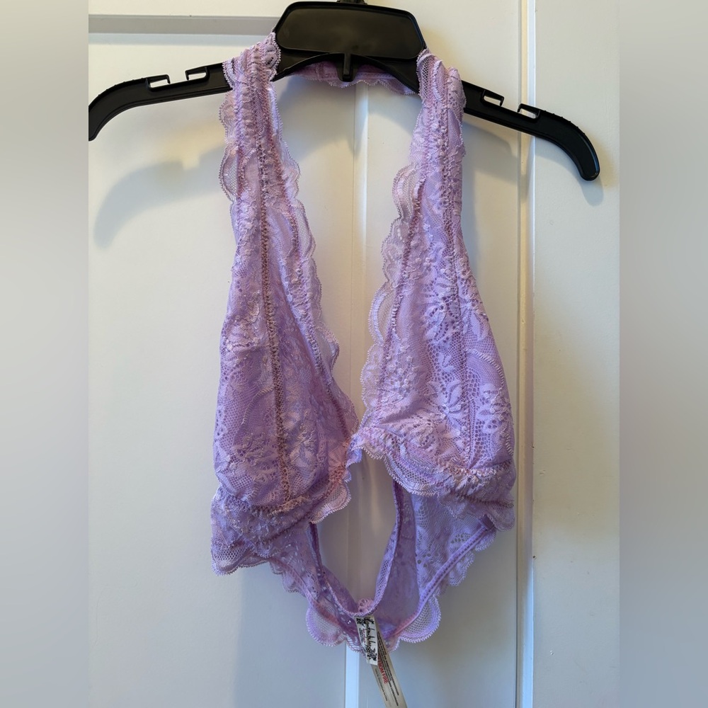 Intimately Free People Elegant Lace‎ Halter Bralette